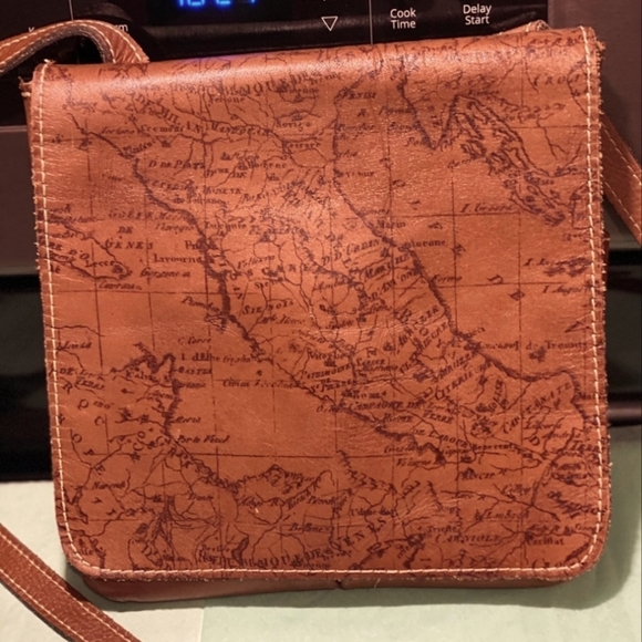 Patricia Nash Handbags - 🌻Patricia Nash Granada Map Print Riot Rust Crossbody 🌻